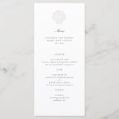 沿岸航海のシェル純クラシックフォーマル結婚 メニュー (正面)