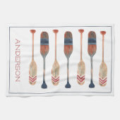 沿岸航海のビーチオールパーソナライズされた キッチンタオル (横)
