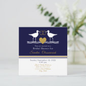 沿岸航海のブライダルシャワーネイビーブルーサンドパイパー (スタンド正面)