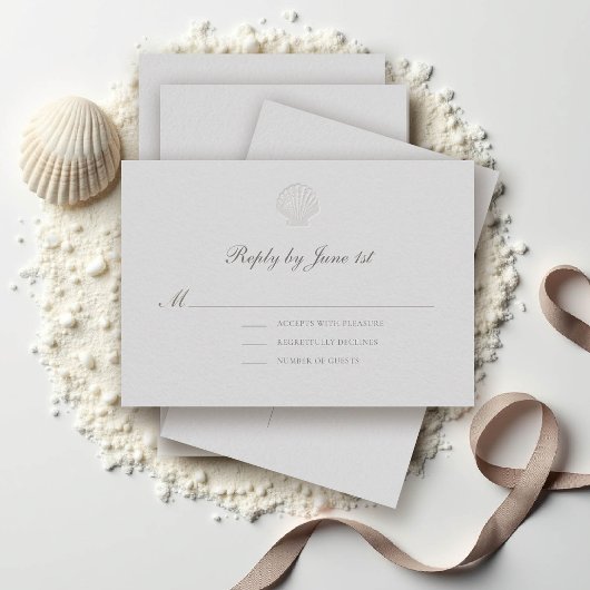 沿岸航海の殻フォーマル結婚反応