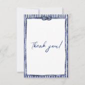 沿岸航海の結婚の サンキューカード (正面)