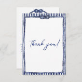 沿岸航海の結婚の サンキューカード (正面/裏面)