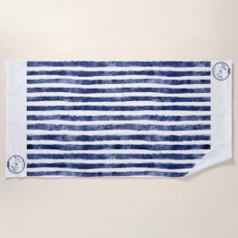 沿岸航海の結婚の ビーチタオル