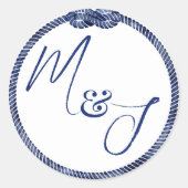 沿岸航海の結婚の ラウンドシール (正面)