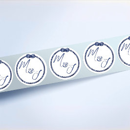 沿岸航海の結婚の ラウンドシール