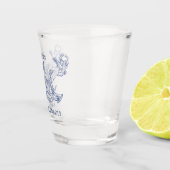 沿岸航海の結婚式の引き出物カップルのショットグラス ショットグラス (右)