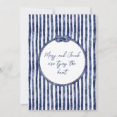 沿岸航海の結婚式招待状 招待状 (裏面)