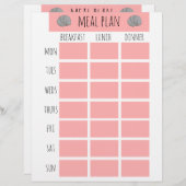 沿岸航海の週食計画 (正面/裏面)