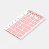 沿岸航海の週食計画 ポストイット (アングル)