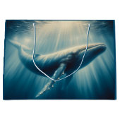 沿岸航海の鯨 ラージペーパーバッグ (正面)