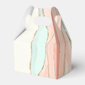 沿岸芸術的水色抽象芸術有難う フェイバーボックス (裏面サイド)