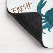 沿岸芸術|のカニの掘っ建て小屋 マウスパッド (コーナー)