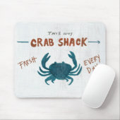 沿岸芸術|のカニの掘っ建て小屋 マウスパッド (マウス)