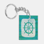 沿岸芸術|の水のハンドル キーホルダー (正面左)