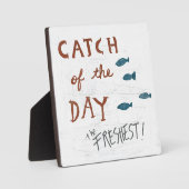 沿岸芸術 |キャッチ・オブ・ザ・デイ フォトプラーク (正面)