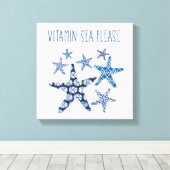 沿岸芸術 |ビタミン海お願い キャンバスプリント (インサイチュ (ウッドフロア))