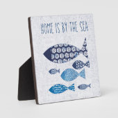 沿岸芸術 |ホームは海のそばにある フォトプラーク (正面)