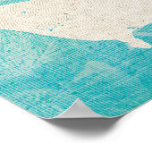 沿岸芸術 |丸い浴槽 ポスター (角)