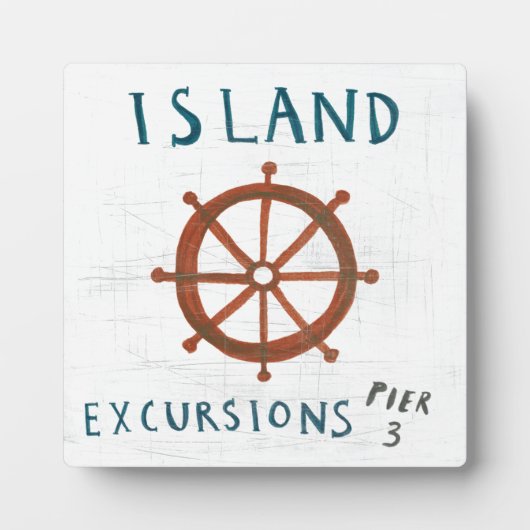 沿岸芸術 |島の散策 フォトプラーク (正面)