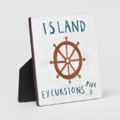 沿岸芸術 |島の散策 フォトプラーク (正面)