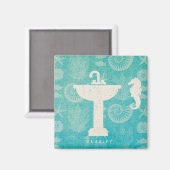 沿岸芸術 |洗面台 マグネット (正面/裏面)