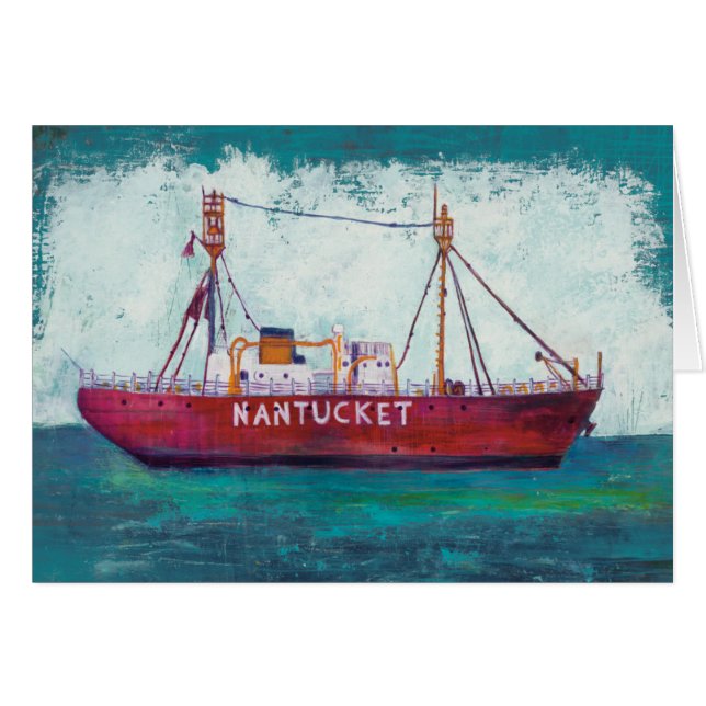 沿岸芸術| NantucketのLightship (正面横)