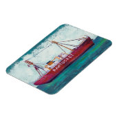 沿岸芸術 | Nantucket Lightship マグネット (左側)