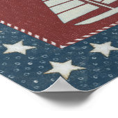 沿岸芸術 | Sailboat on Red ポスター (角)