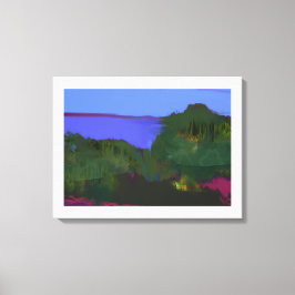 沿岸視絵を描点 キャンバスプリント