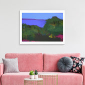 沿岸視絵を描点 キャンバスプリント (インサイチュ (リビング))