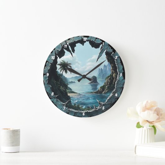 沿岸視線» -航海の窓 ラージ壁時計 (ホーム)