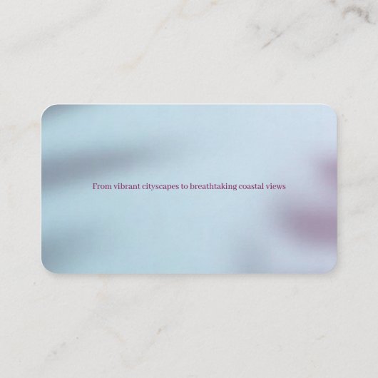 沿岸観光エレガントガイド 名刺 (裏面)