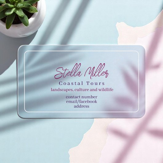 沿岸観光エレガントガイド 名刺