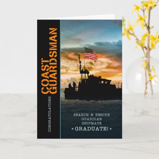 沿岸警備員基礎訓練科 カード (黄色い花)