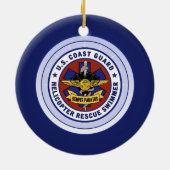 沿岸警備救援泳ぐ人 セラミックオーナメント (裏面)
