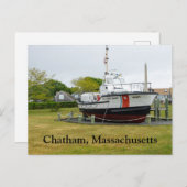 沿岸警備船チャタム・マサチューセッツ ポストカード (正面/裏面)
