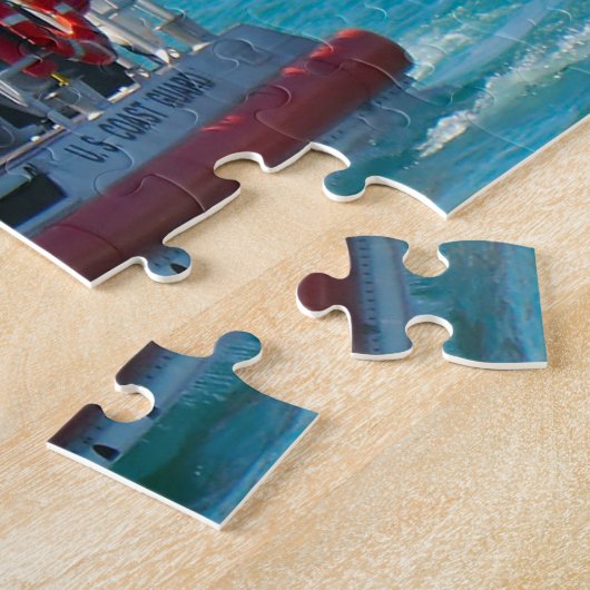 沿岸警備船。 ジグソーパズル (側面)