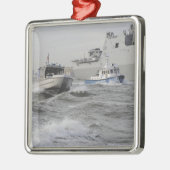 沿岸警備隊と警察署の乗組員 メタルオーナメント (左)