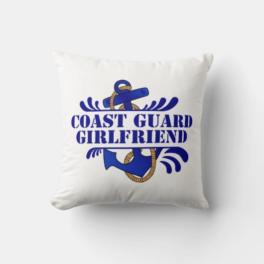 沿岸警備隊のガールフレンド、遠くにないかり! クッション (正面)