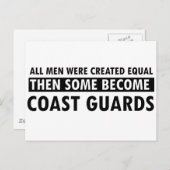 沿岸警備隊のデザイン ポストカード (正面/裏面)