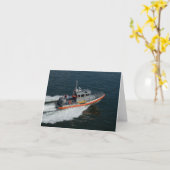 沿岸警備隊のパトロールのメッセージカード カード (黄色い花)