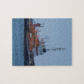 沿岸警備隊のボートおよび引っ張りのボート ジグソーパズル (横)