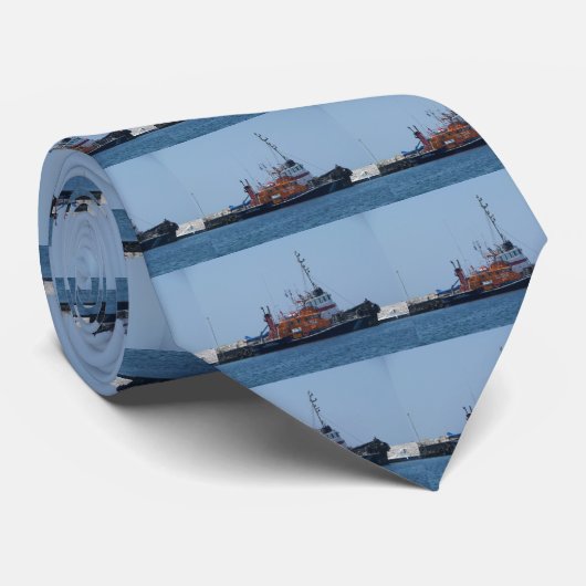 沿岸警備隊のボートおよび引っ張りのボート ネクタイ (ロール)