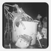 沿岸警備隊の船員が戦闘時に死亡した。 スクエアシール (正面)