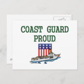 沿岸警備隊のTシャツ ポストカード (正面/裏面)