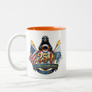 沿岸警備隊250周年記念マグカップ ツートーンマグカップ
