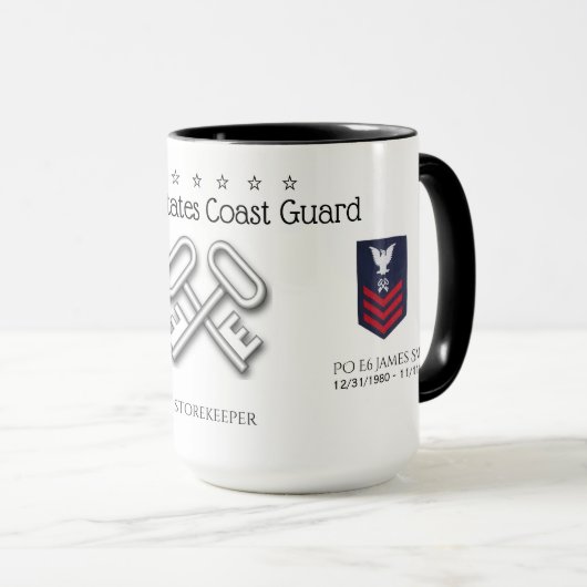 沿岸警備隊 – 倉庫管理者 – PO E6         MUG マグカップ (正面右)