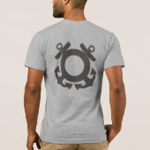 沿岸警備隊"PT"のデザイン Tシャツ (裏面)