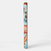 沿岸貝類とヒトデ模様 iPhoneケース (左側面)