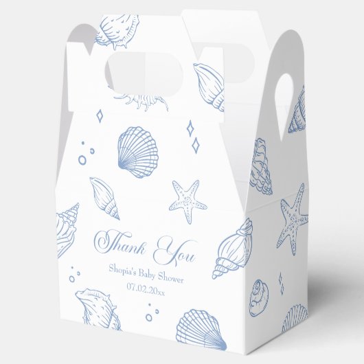 沿岸赤ちゃんシャワーありがとう フェイバーボックス (オープン)